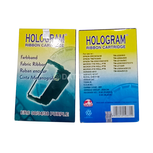 Ribbon Cartridge Hologram ERC 30/34/38 PURPLE (Cartridge Pita)